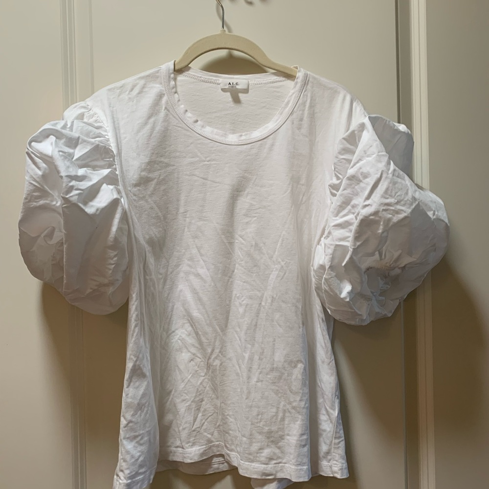 ALC 100% cotton soft flowy  puff short sleeve. Size M. Great condition